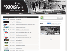 Tablet Screenshot of multisportaustralia.com