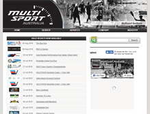 Tablet Screenshot of multisportaustralia.com.au